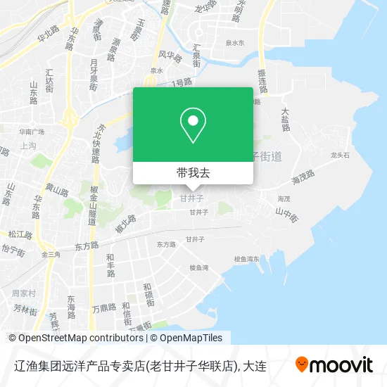 辽渔集团远洋产品专卖店(老甘井子华联店)地图