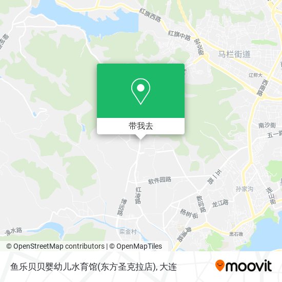 鱼乐贝贝婴幼儿水育馆(东方圣克拉店)地图