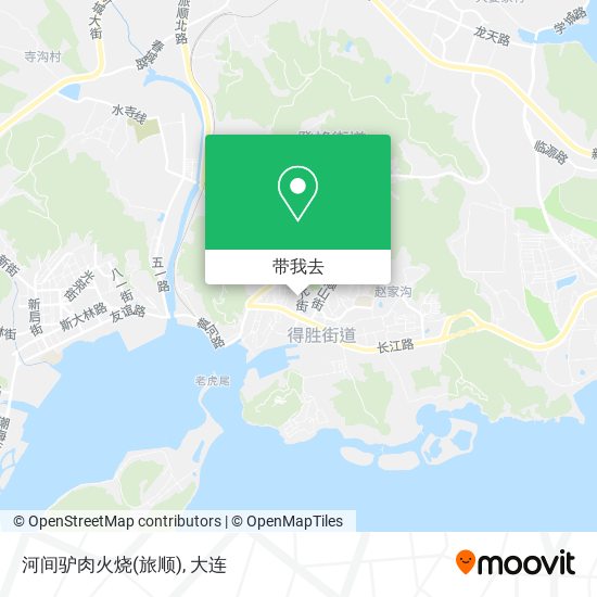 河间驴肉火烧(旅顺)地图