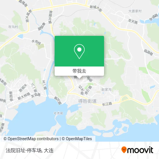 法院旧址-停车场地图