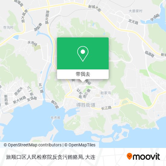 旅顺口区人民检察院反贪污贿赂局地图