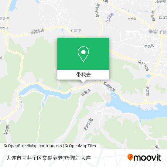 大连市甘井子区棠梨养老护理院地图