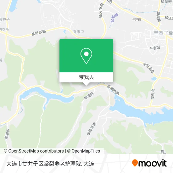 大连市甘井子区棠梨养老护理院地图
