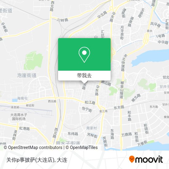 关你p事披萨(大连店)地图