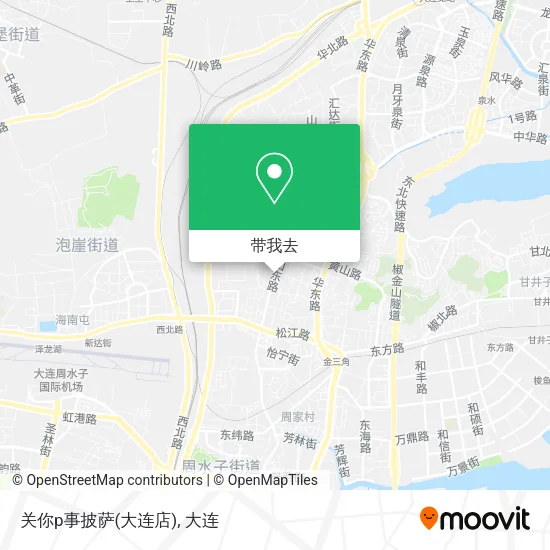 关你p事披萨(大连店)地图