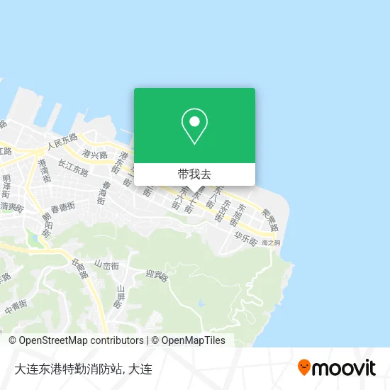 大连东港特勤消防站地图