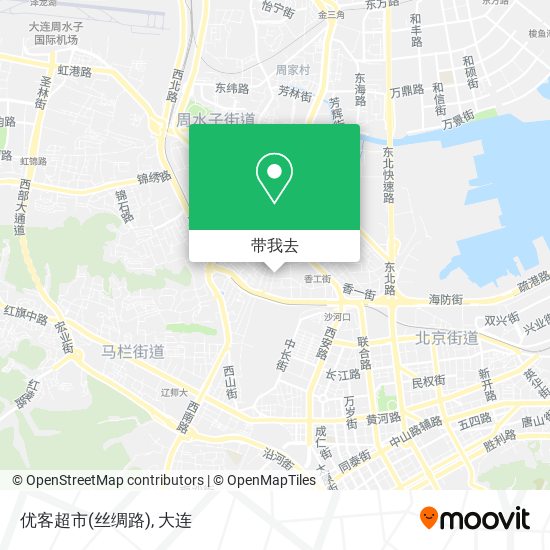 优客超市(丝绸路)地图