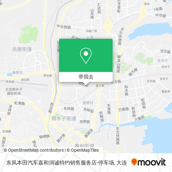 东风本田汽车嘉和润诚特约销售服务店-停车场地图