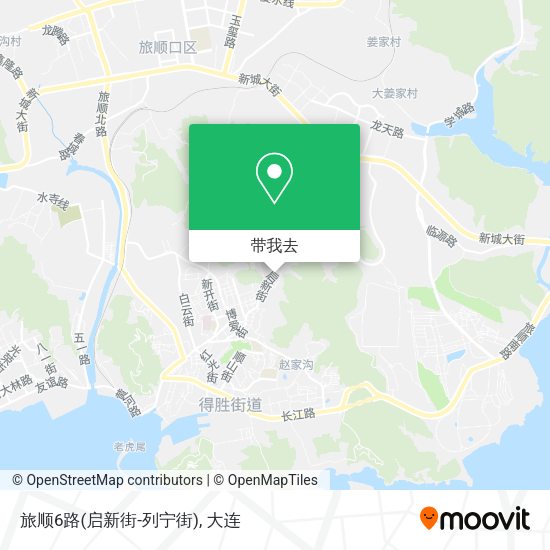 旅顺6路(启新街-列宁街)地图