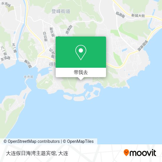 大连假日海湾主题宾馆地图