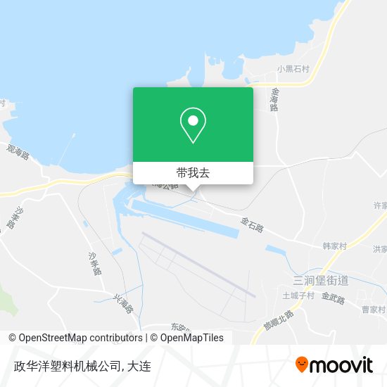 政华洋塑料机械公司地图