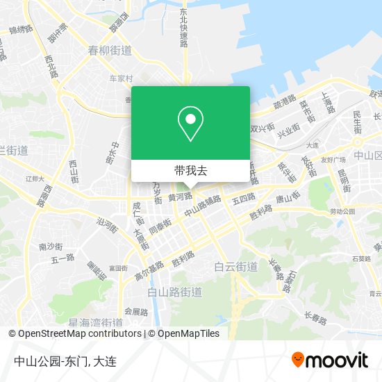 中山公园-东门地图