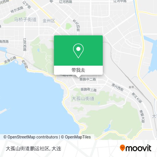 大孤山街道鹏运社区地图
