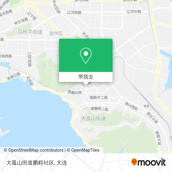 大孤山街道鹏程社区地图