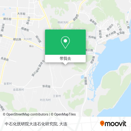 中石化抚研院大连石化研究院地图
