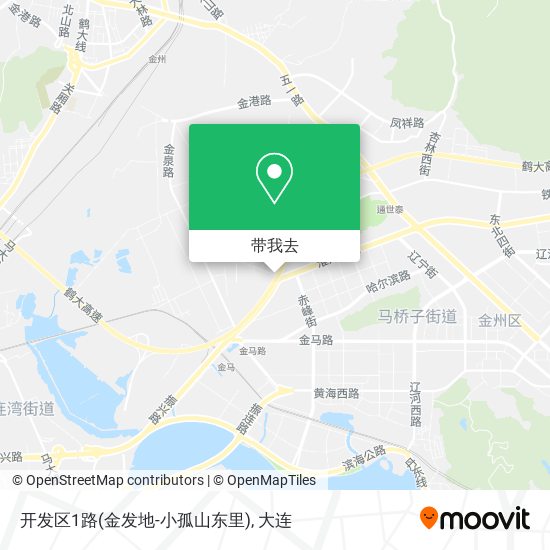 开发区1路(金发地-小孤山东里)地图