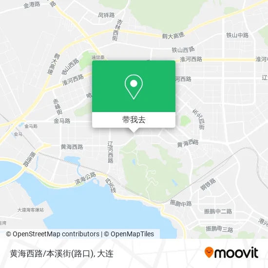黄海西路/本溪街(路口)地图