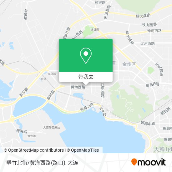 翠竹北街/黄海西路(路口)地图