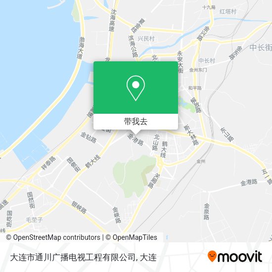 大连市通川广播电视工程有限公司地图
