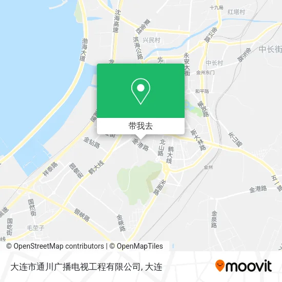大连市通川广播电视工程有限公司地图