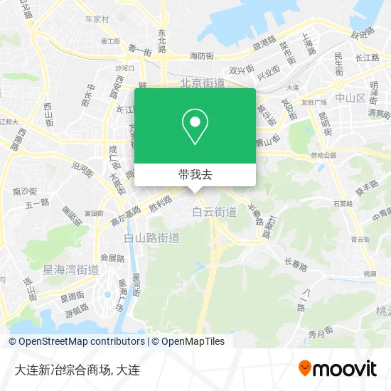 大连新冶综合商场地图