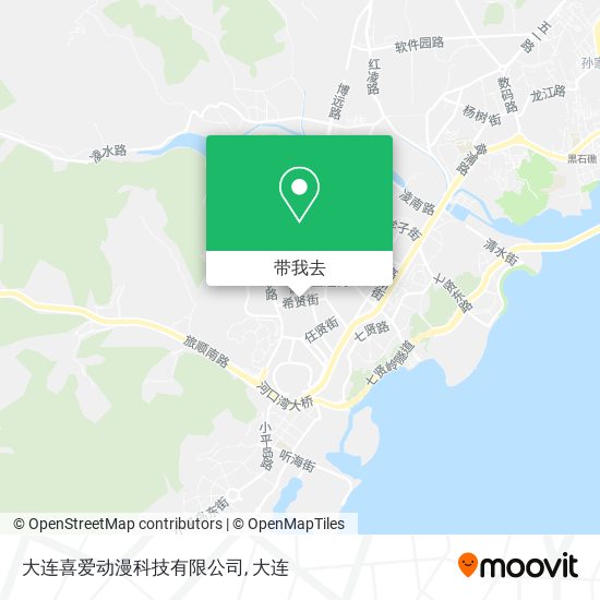 大连喜爱动漫科技有限公司地图