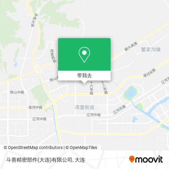 斗善精密部件(大连)有限公司地图