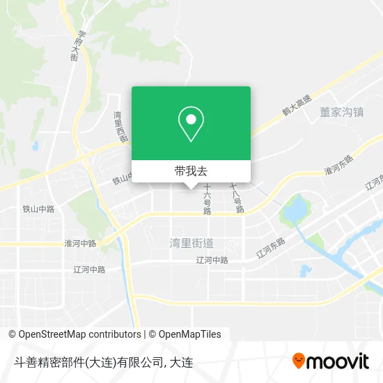 斗善精密部件(大连)有限公司地图