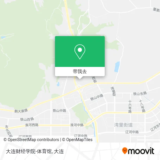 大连财经学院-体育馆地图