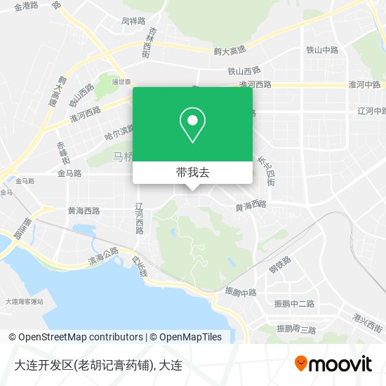 大连开发区(老胡记膏药铺)地图