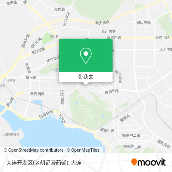 大连开发区(老胡记膏药铺)地图