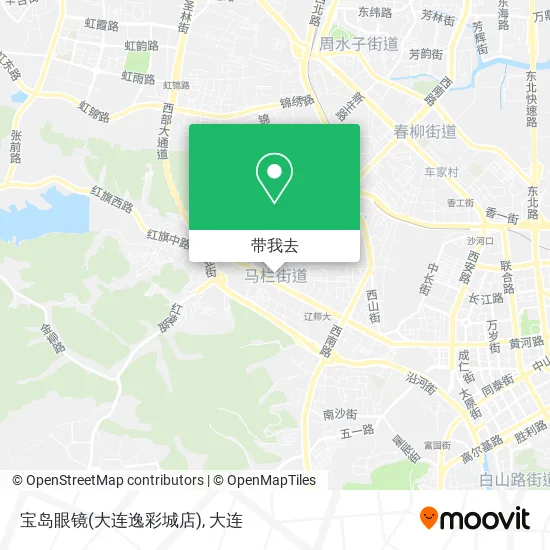 宝岛眼镜(大连逸彩城店)地图