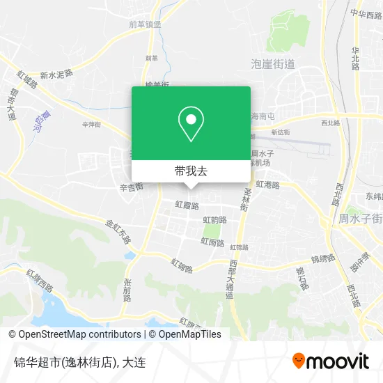 锦华超市(逸林街店)地图