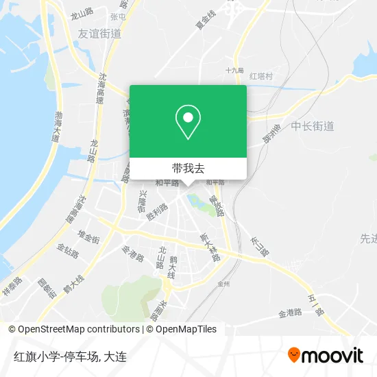 红旗小学-停车场地图