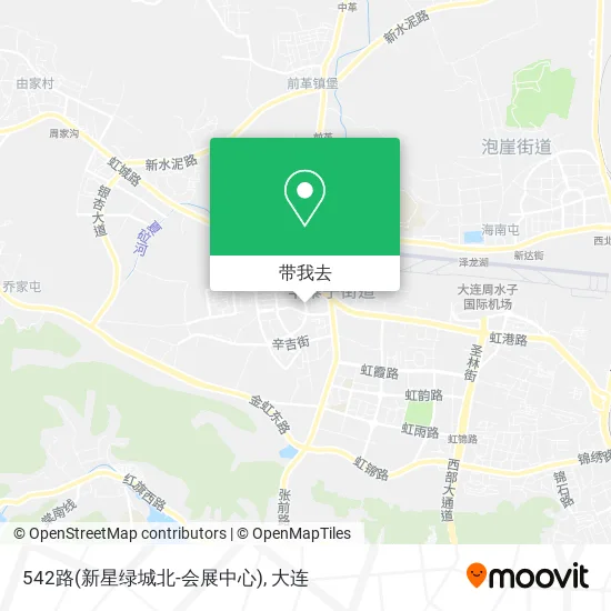 542路(新星绿城北-会展中心)地图