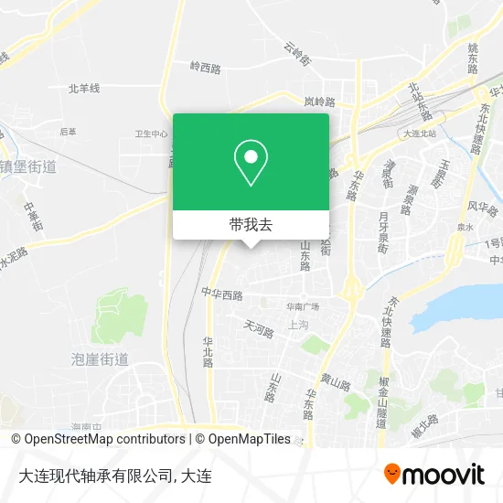 大连现代轴承有限公司地图