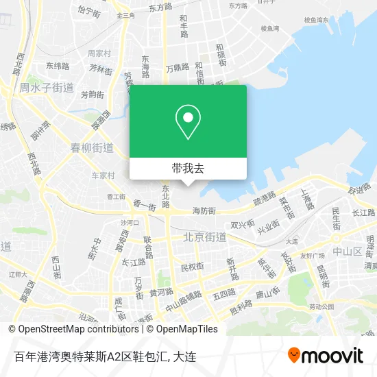 百年港湾奥特莱斯A2区鞋包汇地图