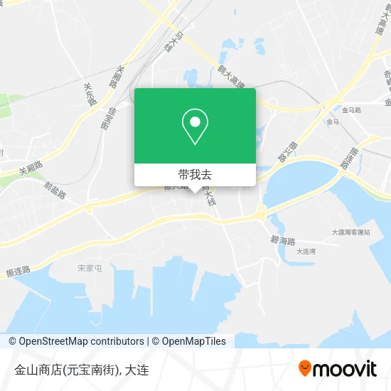 金山商店(元宝南街)地图