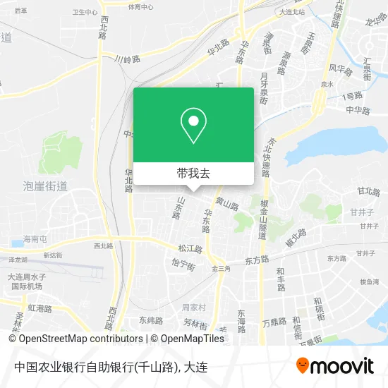 中国农业银行自助银行(千山路)地图