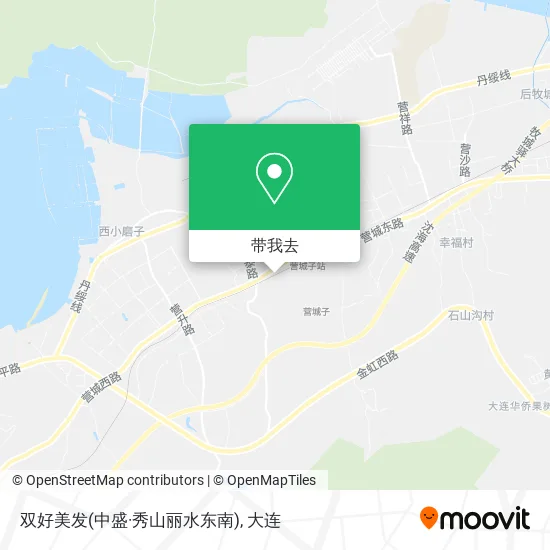 双好美发(中盛·秀山丽水东南)地图
