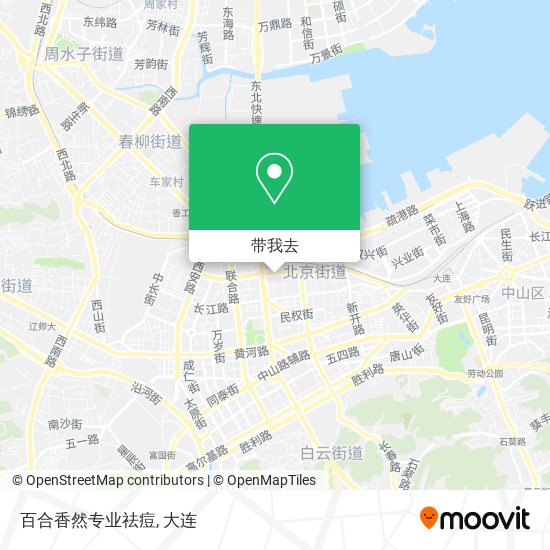 百合香然专业祛痘地图