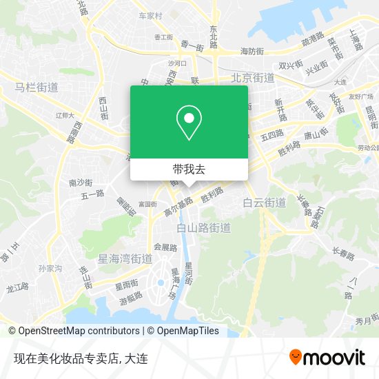 现在美化妆品专卖店地图