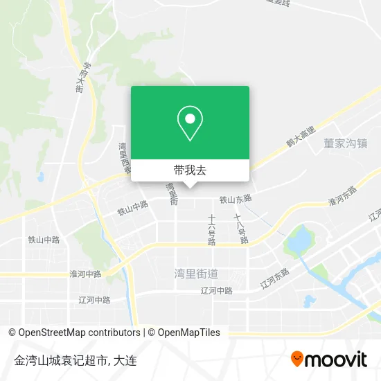 金湾山城袁记超市地图
