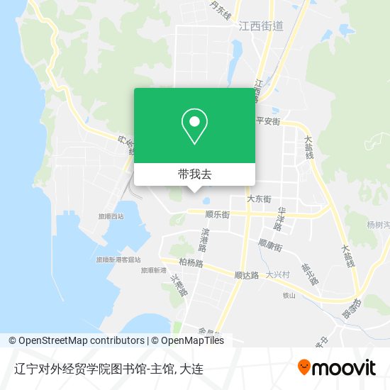 辽宁对外经贸学院图书馆-主馆地图