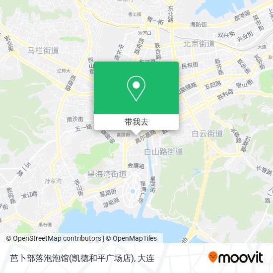 芭卜部落泡泡馆(凯德和平广场店)地图