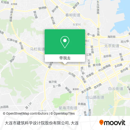 大连市建筑科学设计院股份有限公司地图