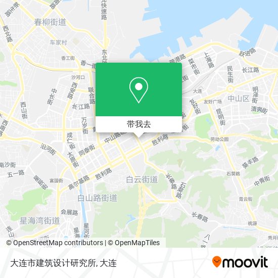 大连市建筑设计研究所地图