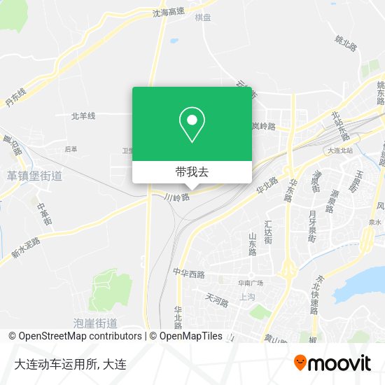 大连动车运用所地图