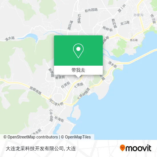 大连龙采科技开发有限公司地图
