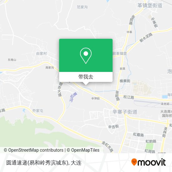 圆通速递(易和岭秀滨城东)地图